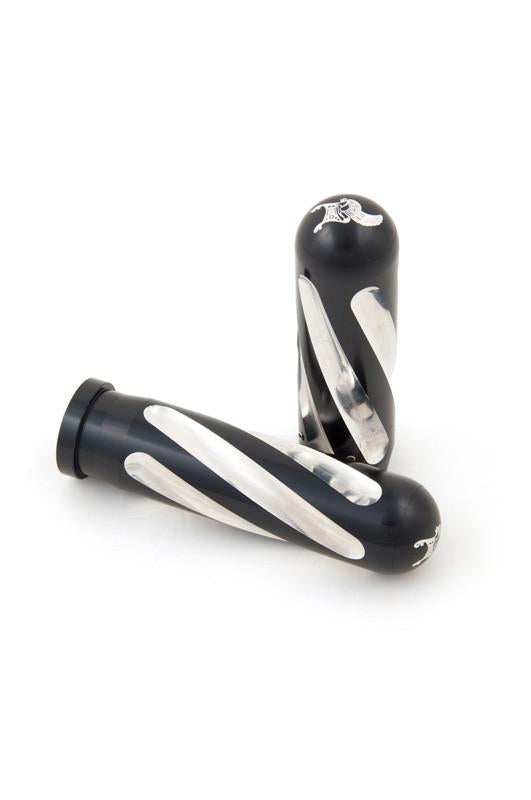 Neo-Fusion Spiral Grips, Black 08 up (throttle by wire)